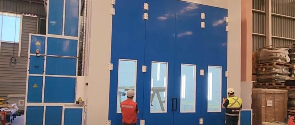 Cabina de Pintura para Camiones Mineros