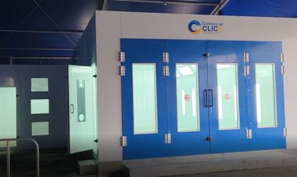 Instalación de Cabina y Sala de Mezcla de Pintura para Procesos Mineros