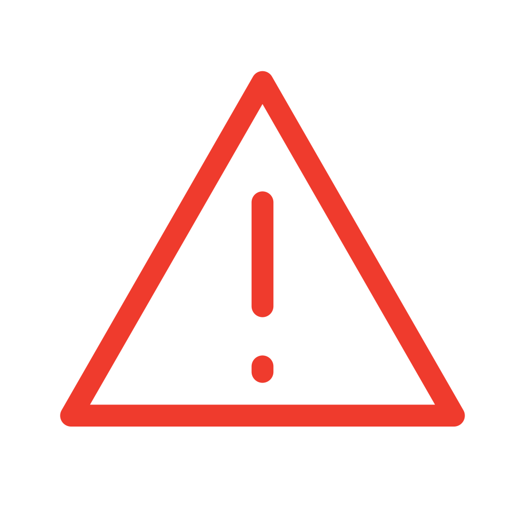 Icono de riesgos de seguridad