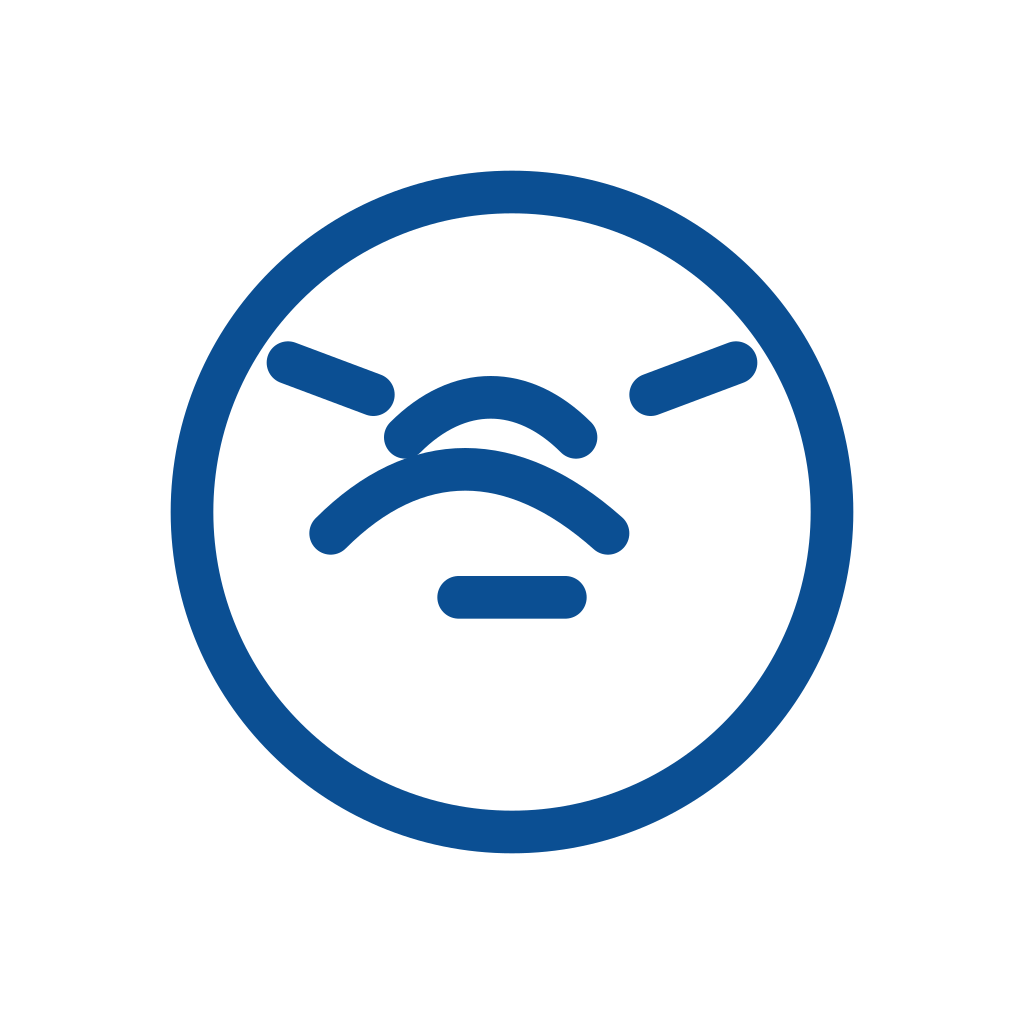 Icono de flujo de aire débil o inconsistente